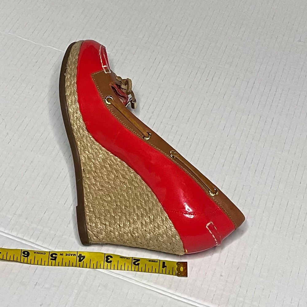 Milly x Top Slider Patent Leather Wedge Loafers - Picture 11 of 11